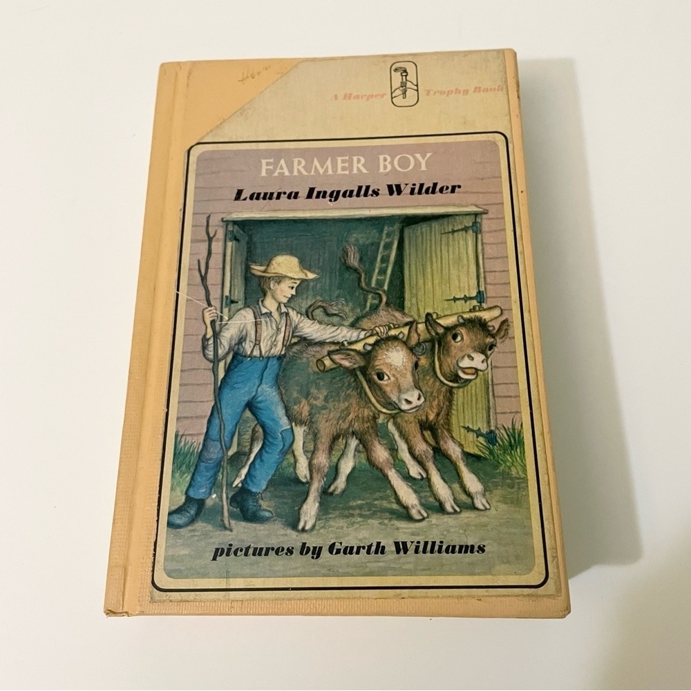Vintage Farmer Boy by Laura Ingalls Wilder Book A Harper Trophy Book